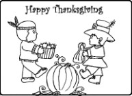 Thanksgiving Coloring Pages
